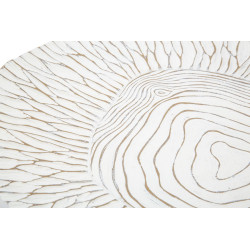 PIATTO DECORATIVO IN POLIRESINA CM 37X34X6