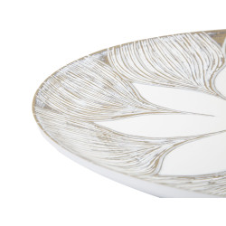 PIATTO DECORATIVO IN POLIRESINA ATENE CM Ø 35,5X4,4