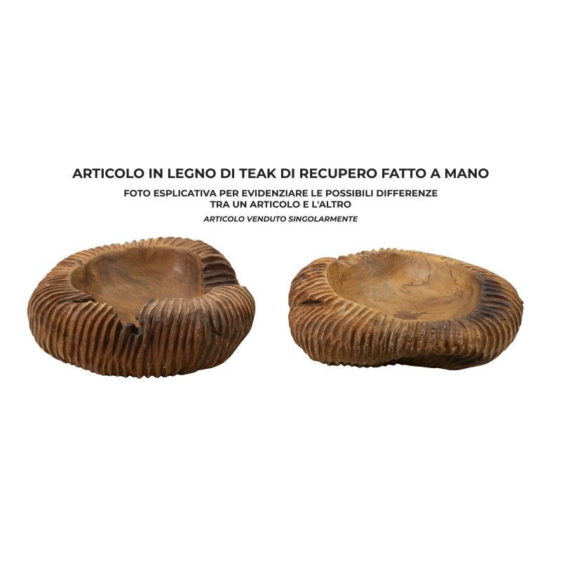 PLATEAU GARIT TECK CM 37X40X16