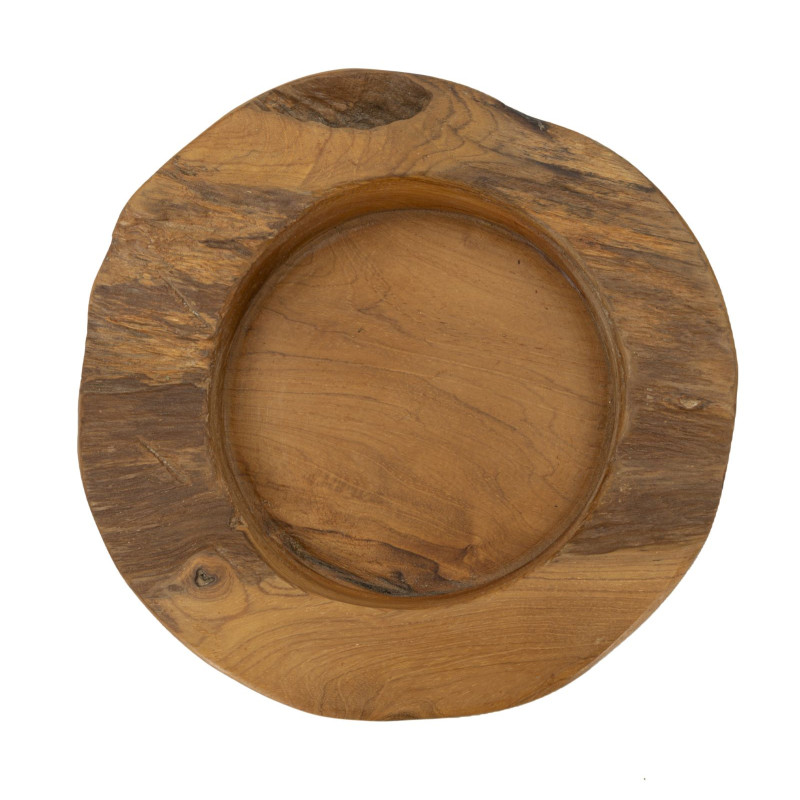 PLATEAU ERUSI TECK CM Ø 20X6