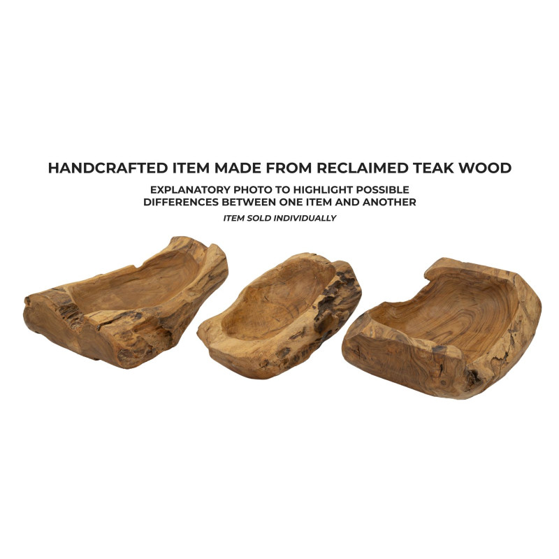 PLATEAU NARRO TECK CM 31X21X8