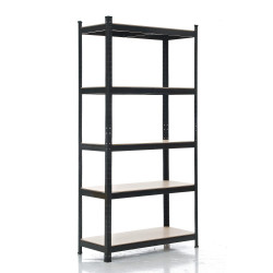 Étagère noire 90 x 40 x 180