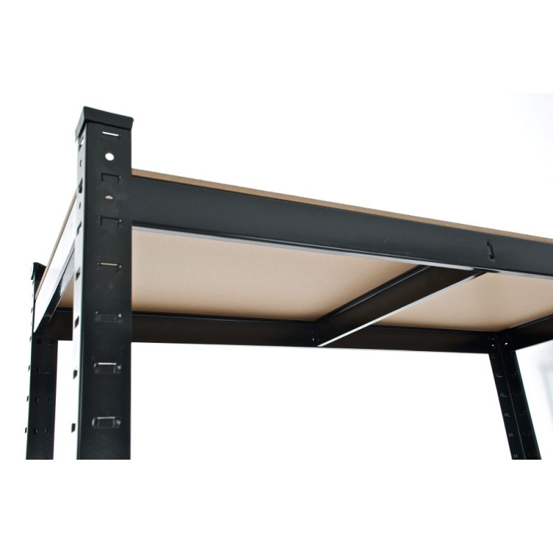 Étagère noire 90 x 40 x 180