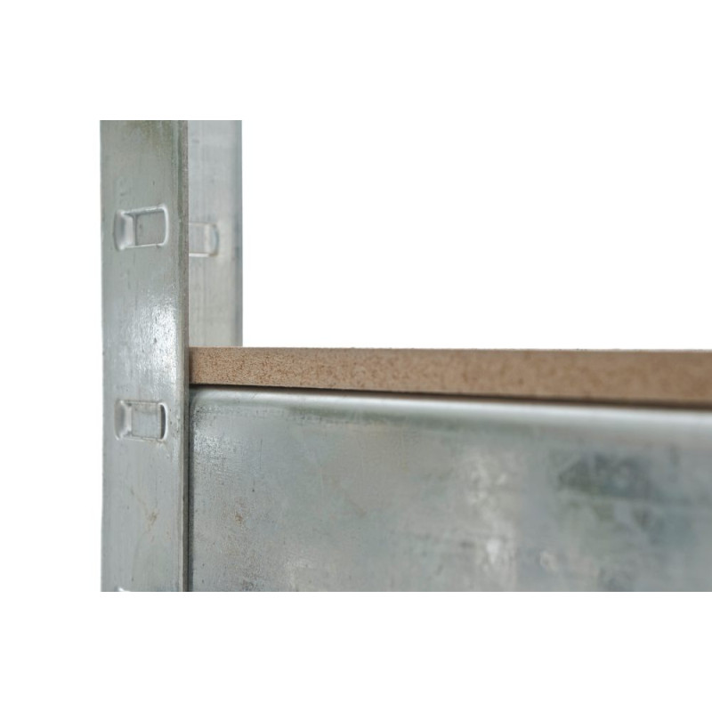 Scaffale zincato ad alta portata argento,90x40x180 cm