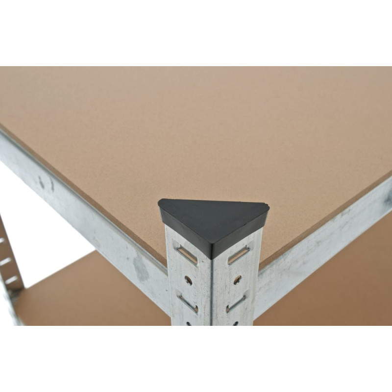 Scaffale zincato ad alta portata argento,90x40x180 cm