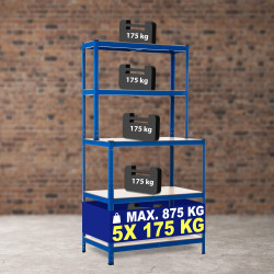 Scaffale ad Alta Portata (875 kg) blu