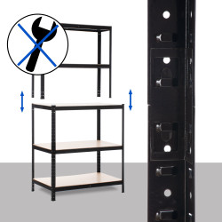 Scaffale ad Alta Portata (875 kg) nero