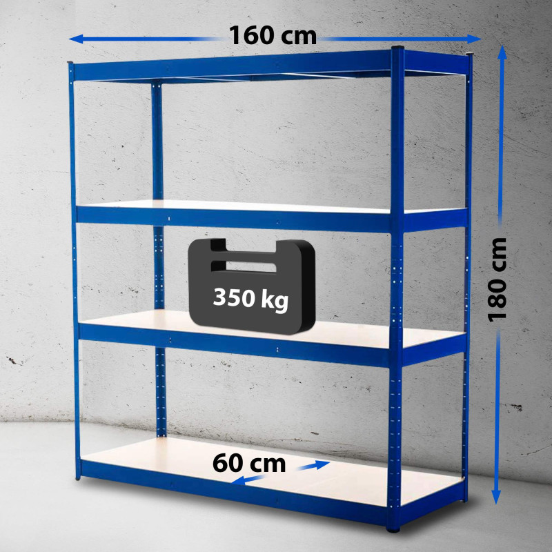 ?tag?re 160x60x180 bleue