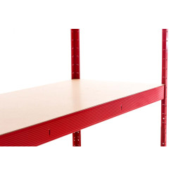 Estantería de Metal 160x60x180 cm Rojo