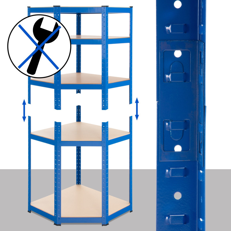 ?tag?re d'angle bleue Flint 180