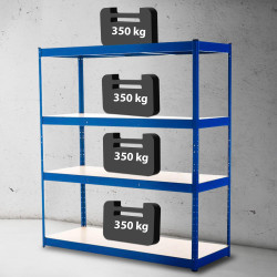 ?tag?re de rangement 160x60x180 cm bleue