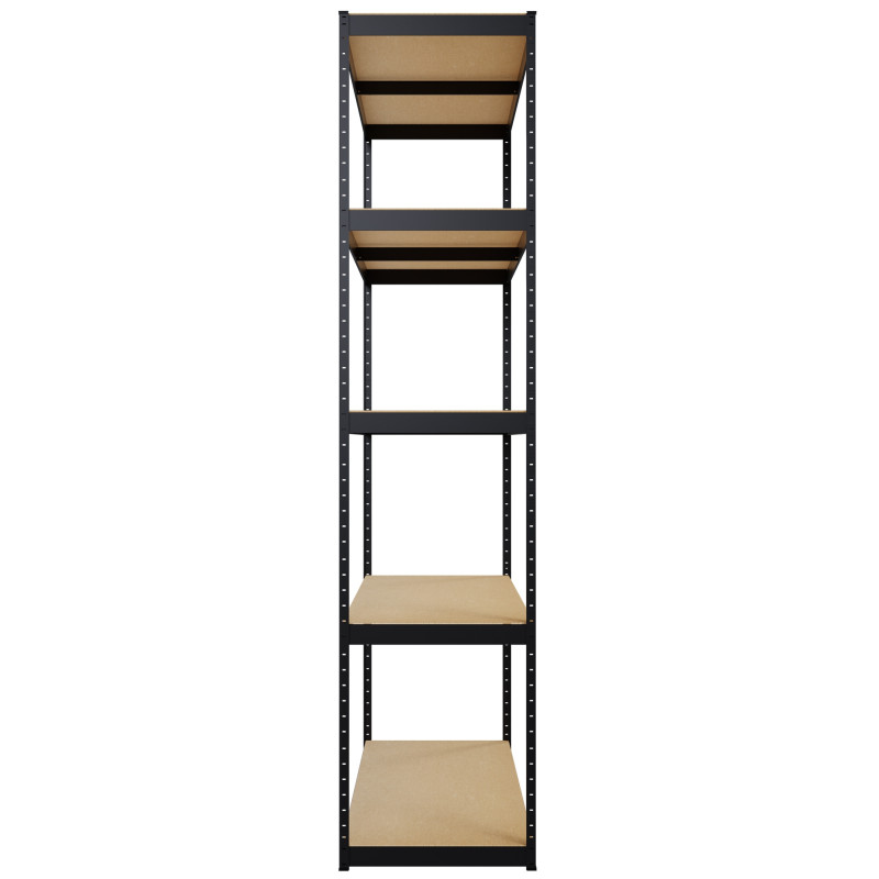 Estantería modular de 3 piezas Negro