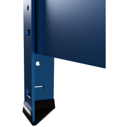 Syst?me d'?tag?res en 3 parties, bleu