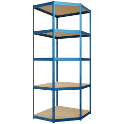 Estantería modular de 3 piezas Azul