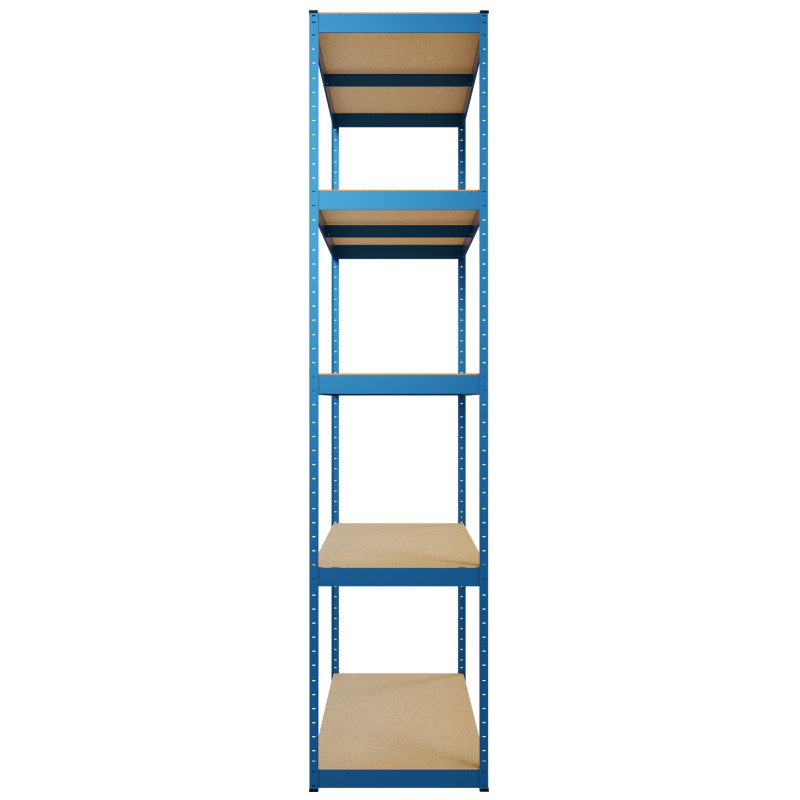 Système d'étagères en 3 parties, bleu