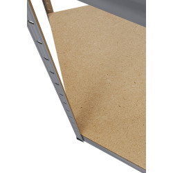 Estantería modular de 3 piezas Plateado