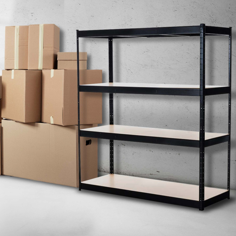 Étagère robuste 160 x 60 x 180 cm noire