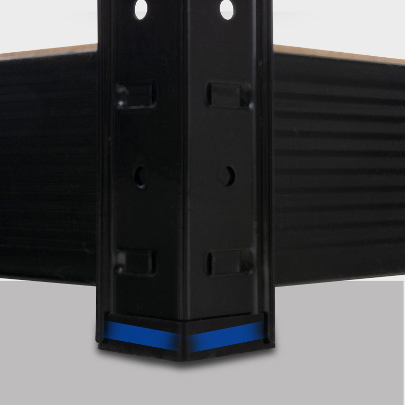 Étagère robuste 160 x 60 x 180 cm noire