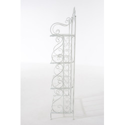 Etagère autoportante blanche antique Antje