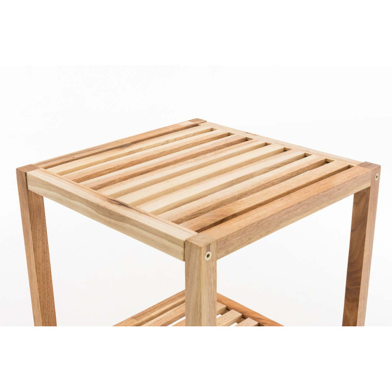 Étagère de salle de bain 5 pièces Wiki noyer