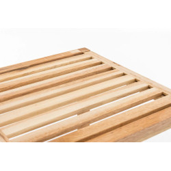 Étagère de salle de bain 5 pièces Wiki noyer