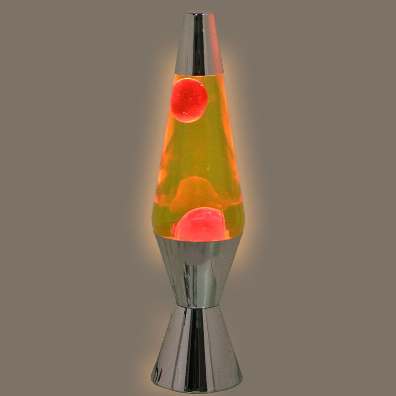 Lampe à Lave Alexandra House Living Jaune Rose Métal 9 x 37 x 9 cm