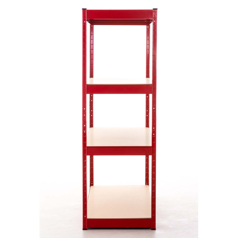 Estantería de Metal 160x60x180 cm Rojo