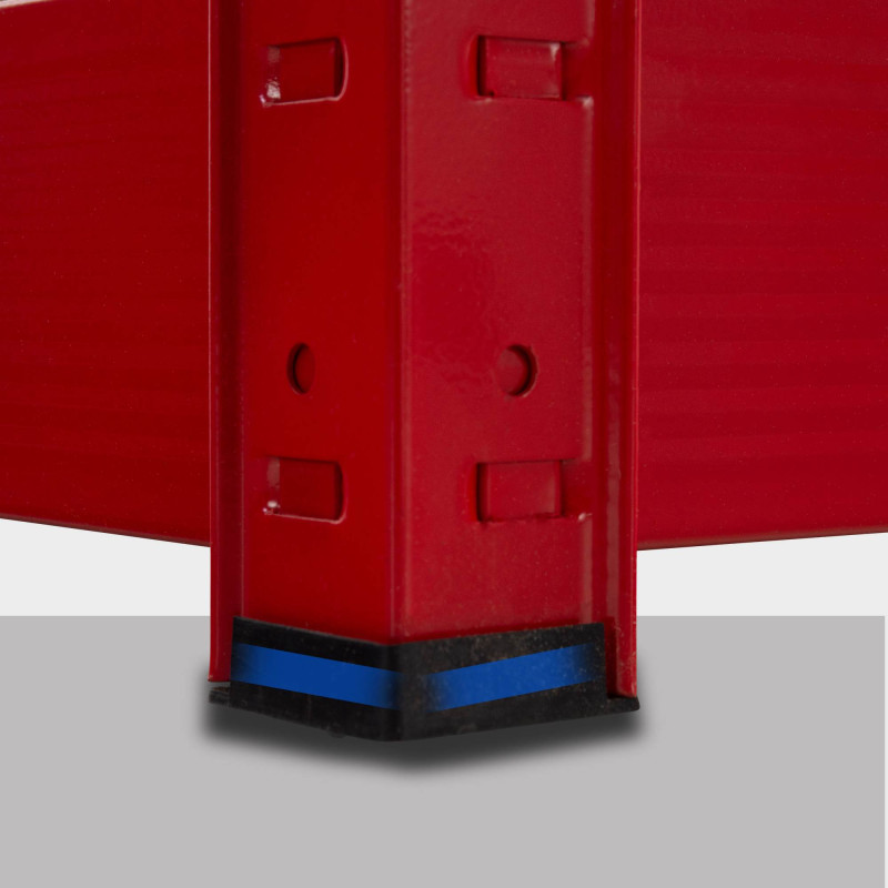 Estantería Metálica 160x60x180 cm Rojo