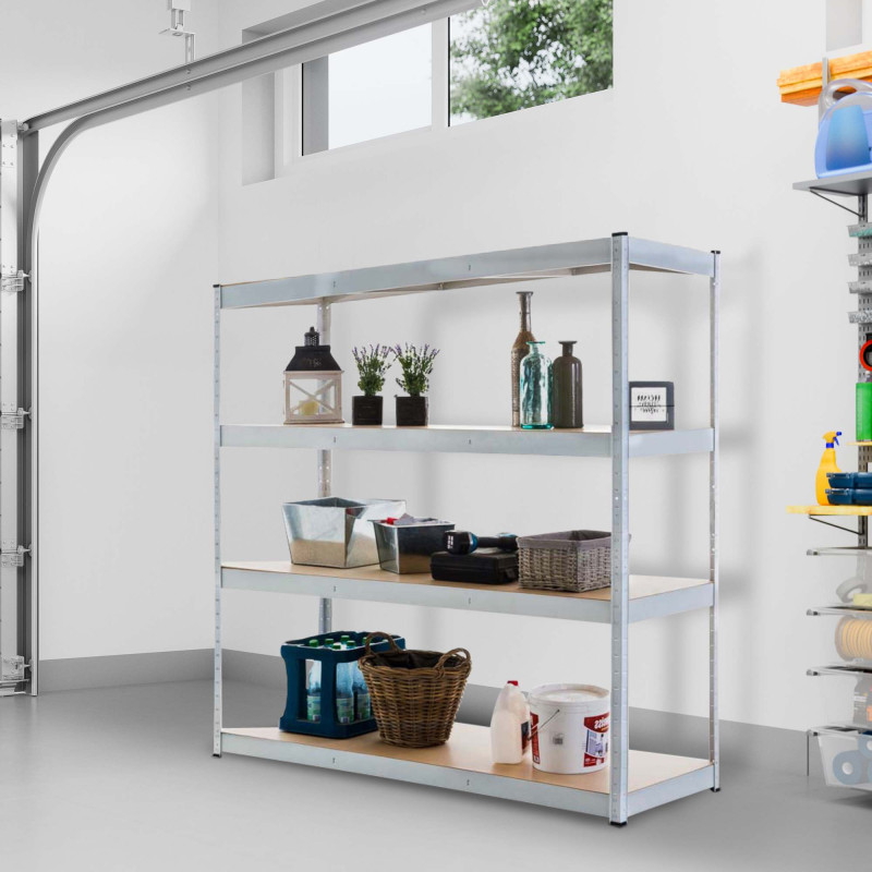 Scaffale Zincato Professionale 160x60x180 bianco