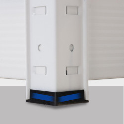 Étagère de rangement 160x60x180 cm blanche