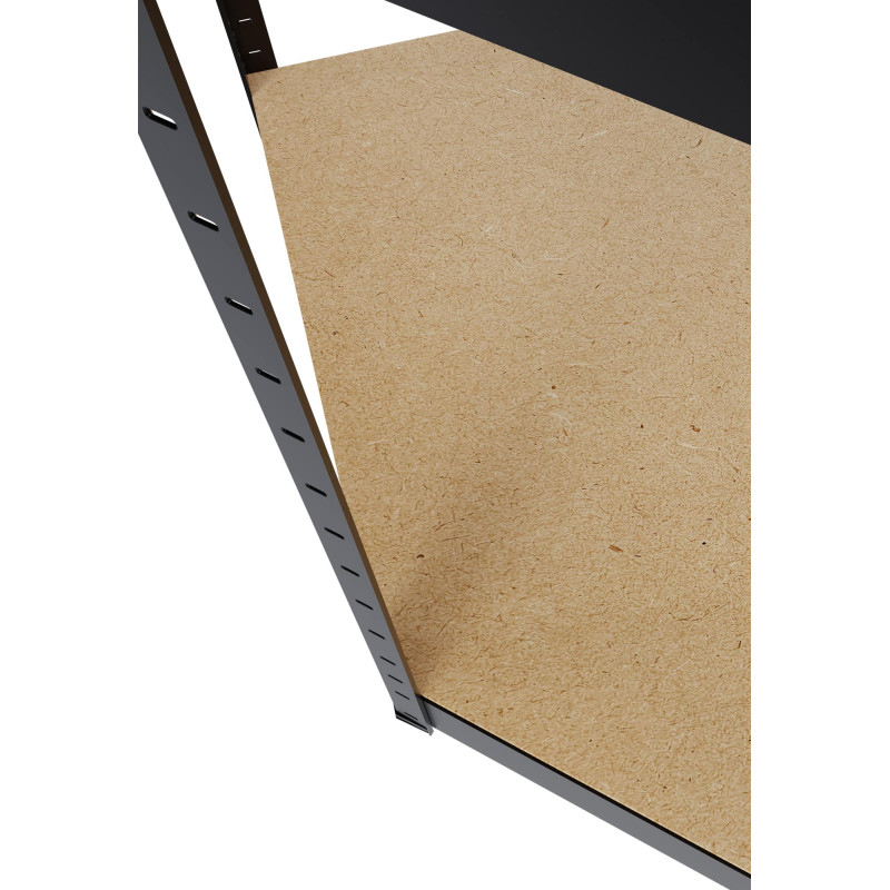 Estantería modular de 3 piezas Negro