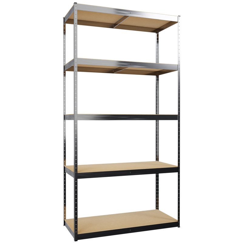 Estantería modular de 3 piezas Plateado