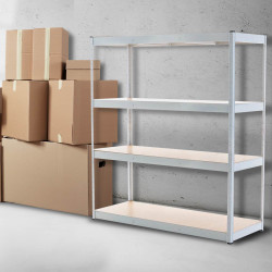 Étagère robuste blanche 160 x 60 x 180 cm