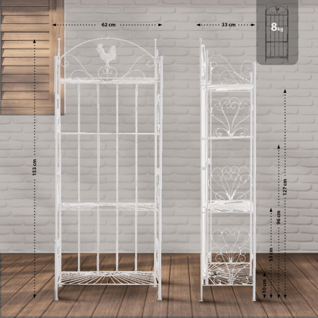 Estantería Plegable Mia Blanco