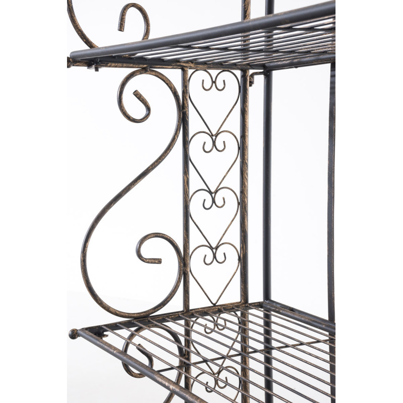 Étagère in Ferro Richiudibile Antje bronzo