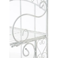 Etagère autoportante blanche antique Antje