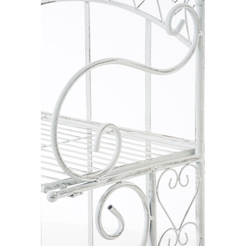 Etagère autoportante blanche antique Antje