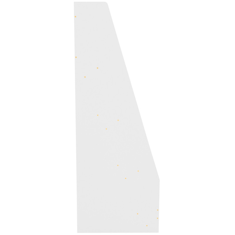 Biblioth?que Melfa 80 cm blanche