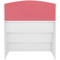 Biblioth?que Melfa 80 cm blanche