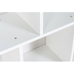 Estantería Peoria con 10 compartimientos Blanco