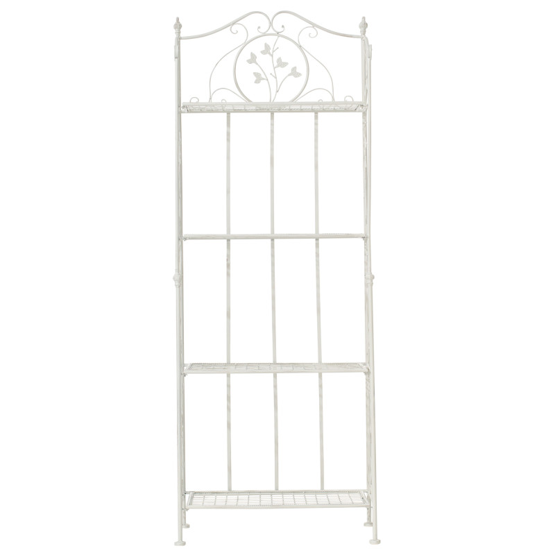 Estantería de Hierro Plegable Arona Blanco antiguo