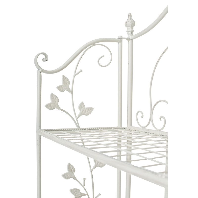 Rayonnage Arona blanc antique