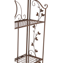 Rayonnage Arona marron antique