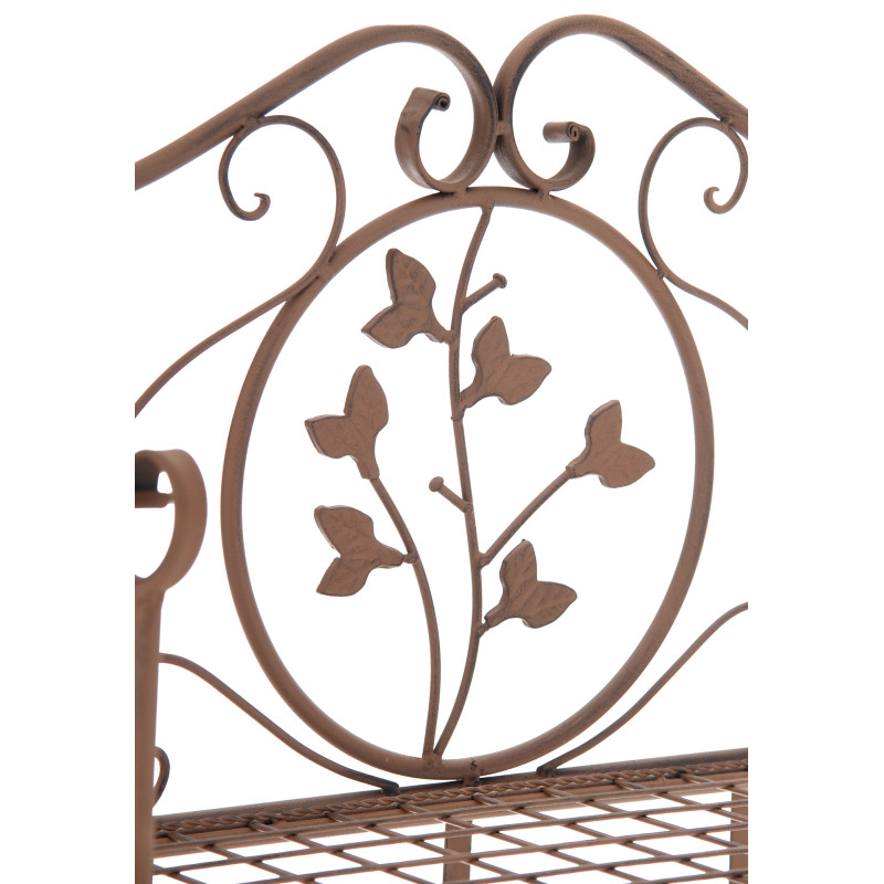 Estantería de Hierro Plegable Arona Marrón antiguo