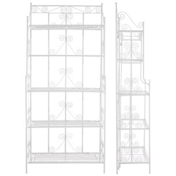 Estantería Decorativa de Hierro Ciara Blanco