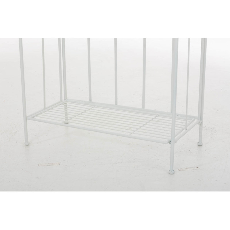 Estantería de Hierro Plegable Flora Blanco