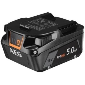 AEG - Batterie Pro lithium 18 Volts 5 -0 Ah - technologie HIGH DEMAND. - L1850SHD