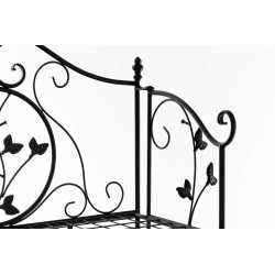 Estantería de Hierro Plegable Arona Negro