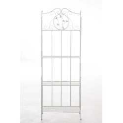 Estantería de Hierro Plegable Arona Blanco