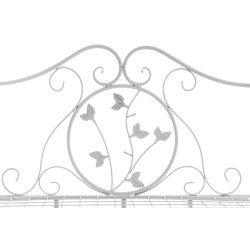 Estantería de Hierro Plegable Arona Blanco